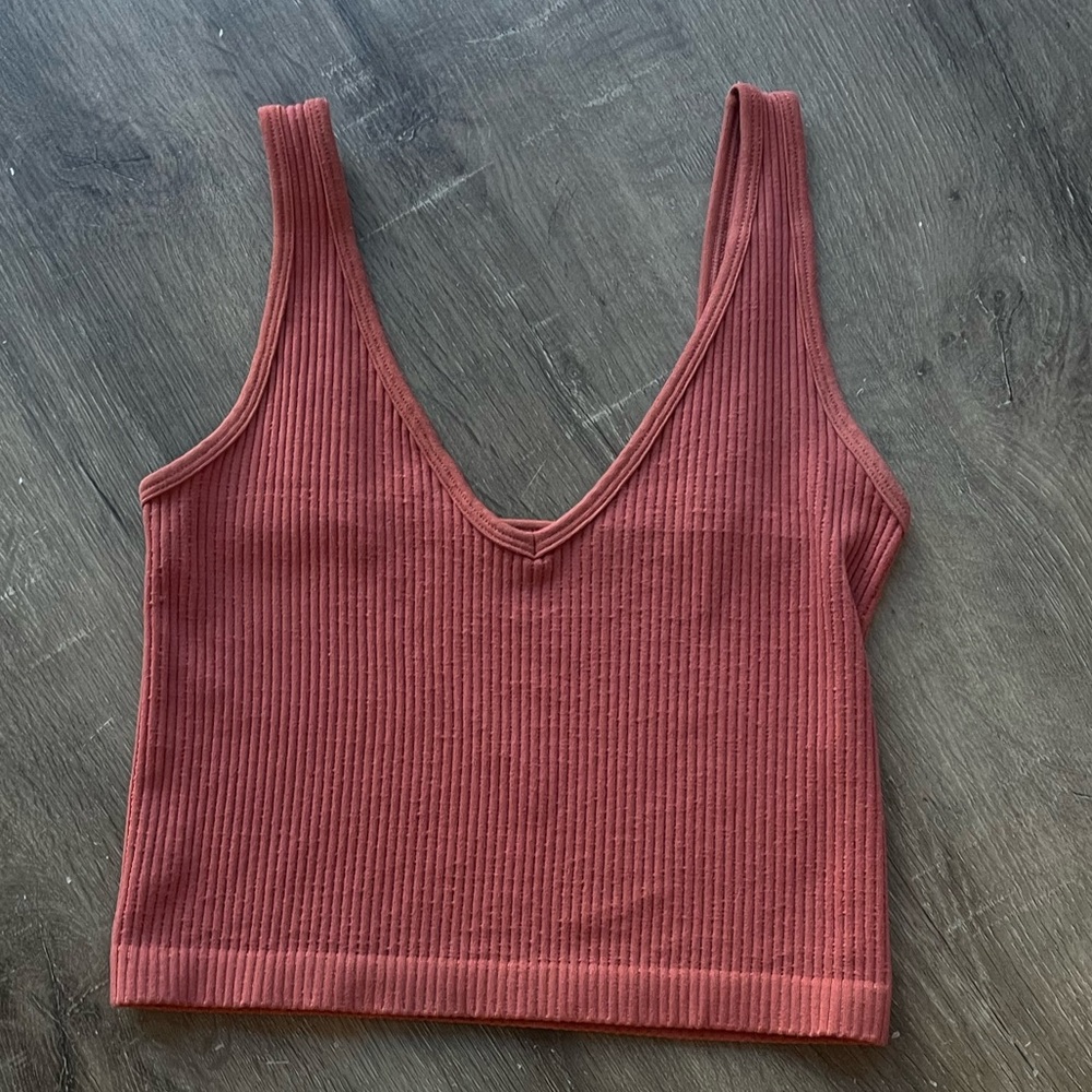 Free People Solid Rib Brami, Size M/L